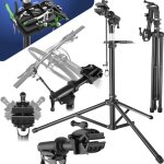 Tectake - support de r�paration pour v�lo poids support� 50 kg pliable avec fermetures rapides