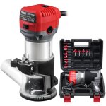 Teeno affleureuse d�fonceuse 800w, 13000 - 33000 rpm avec housse anti poussi�re, affleureuse � bois avec ...