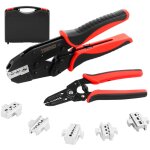 Jeu de 8 pinces a sertir, jeu d'outils de sertissage multifonctionnel, pince  sertir  cliquet pour ...