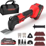 Teeno ? outil multifonction oscillant sans fil 20v ? moteur brushless ? 6 vitesses 8500 - 21000 tr / ...