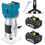 Teetok - défonceuse à bois, outil de toupie sans fil sans balais 850 w, coupe - bois électrique à main ... Teetok - défonceuse à bois, outil de toupie sans fil sans balais 850 w, coupe - bois électrique à main ...