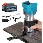 Teetok - dfonceuse  onglet, outil de toupie sans fil sans balais 850 w, dfonceuse  main 1 / 4' pour ...