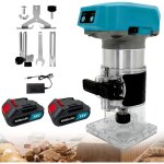 Outil de toupie �lectrique sans fil compatible avec la batterie makita 18 v, coupe - bordures sans balais, ...