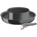 Ensemble de 3 poêles à frire tefal l26093 ingenio renew en céramique Ensemble de 3 poêles à frire tefal l26093 ingenio renew en céramique