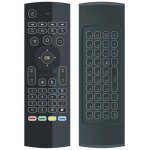T�l�commande intelligente mx3 air mouse - clavier sans fil 2. 4g - compatible x96, h96, android tv box ...