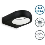 Applique murale led d'ext�rieur up & down - 1 flamme - lampe murale 230v salle de bain 17, 5x14, 5 cm ...