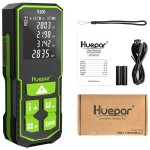 Tlmtre laser 393pieds (120m) avec batterie rechargeable & affichage d'angle double, mesureur laser ...