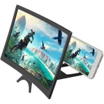 T�l�phone �cran loupe agrandisseur, 12 � �cran 3d pliable smart phone amplificateur zooms 3 - 4 fois ...