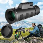 T�lescope monoculaire 40 x 60 hd �tanche anti - bu�e avec support pour smartphone et tr�pied zoom monoscope ...
