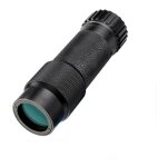 Bisbisous - t�lescope monoculaire compact 10x25 pour adultes, �tanche ipx5 (noir)
