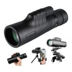 Bisbisous - t�lescope monoculaire � prisme haute puissance avec faible vision nocturne, monoculaires ...