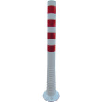 Temka - potelets de blocage en pu blanc / rouge � 80 mm � visser m. befestigungsmaterial hauteur au - ...
