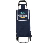 Entre temps - chariot shopping en polyester 6 roues