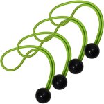 Tendeur avec boule [20 cm d'elastique] [pack de 4 tendeurs] - id�al pour transporter des tapis de yoga ...