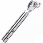 Tendeur chape inox - droit câble de 3 à 4 mm pour garde corps, rampabarde, rampe d'escalier. Tendeur chape inox - droit câble de 3 à 4 mm pour garde corps, rampabarde, rampe d'escalier.