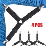Tendeurs de draps - 4 pi�ces - clips de draps - jeu de tendeurs de draps - tendeurs de couette - clips ...