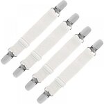 Tendeur de drap �lastique avec sangles de support r�glables, convient aux draps de lit, aux housses de ...