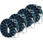 Tendeurs elastique plat avec crochets 2m, sandow reglable elastique avec crochet m�tal, corde elastique ...