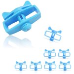 Tendeur grillage 8 pi�ces, poign�e pivotante tendeur fil a linge plastique technique, tendeur de c�ble ...