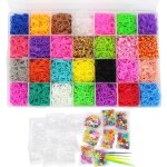 Denuotop - tendeur sandow - 10 000 pices de bandes de mtier  tisser en caoutchouc, kit de fabrication ...