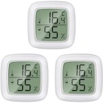 Termometre maison 3 pi�ces mini lcd thermom�tre hygrom�tre interieur de portable - 20 ? 60 ?, 10% 99% ...