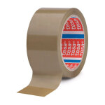 4089 ruban d'emballage en polypropylne. adhsif en caoutchouc naturel 132m x 50mm marron - tesa