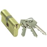 Tesa assa abloy - 52003030l, cylindre standard, te5, came courte, cl - cl, laiton, 30 x 30 mm