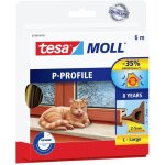 Tesa - calfeutrer 05390 - 00101 - 00 bourrelet caoutchouc profil p 6 m x 9 x 5, 5 mm