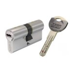 Tesa assa abloy - cylindre de suret� tk6 3 cl�s incopiables double brevet nickel� 40x40 - ak6354040n