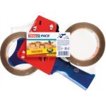 Tesa - d�rouleur pour ruban adh�sif d'emballage avec 2 rouleaux 66m x 50mm