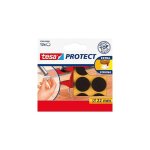 Tesa - feutre antiglisse / anti - rayures, marron, diam�tre: 22 mmautocollant, contenu: 12 feutres anti ...