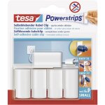 Tesa - 58035 - 00016 - 00 lot de 5 fixations pour cbles powerstrips avec 6 petits autocollants double ...