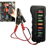 Testeur de batterie 12v 6 voyants led testeur batterie voiture alternateur 12v analyseur de batterie ...
