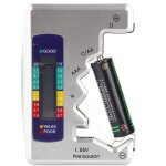 Testeur de batterie numrique dtecteur de capacit de batterie outil de mesure 90 x 60 mm