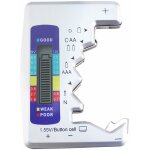 Jusch - testeur de batterie num�rique universel mini testeur de batterie lcd testeur de capacit� checker ...