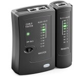 Testeur de c�ble r�seau rj11 rj12 rj45 isdn lan - pour c�bles patch cat6 cat7 cat8 - testeur de cordon ...