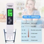 Testeur m�tre �lectronique, digital tds&ec testeur 3 en 1, thermometre, metre pour tester le tds / ec ...