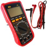Testeur num�rique professionnel multim�tre volt amp�re sondes farad yi - 58l