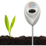 Testeur de ph du sol 5 - en - 1, testeur d'humidit� et d'acide du sol, d�tecteur de l'eau des plantes ...