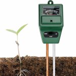 Testeur ph terre 3 en 1 testeur ph sol, soil tester kit testeur humidit� plantes ph terre metre sol pour ...
