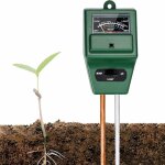 Testeur ph terre 3 en 1 testeur ph sol, soil tester kit testeur humidit� plantes ph terre metre sol pour ...