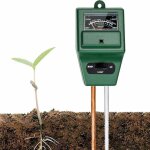 Testeur ph terre 3 en 1 testeur ph sol, soil tester kit testeur humidit� plantes ph terre metre sol pour ...