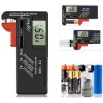 Testeur de piles num�rique, testeur de piles universel, batterie testeur, pour aa, aaa, c, d, pp3, 9v, ...
