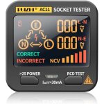 Testeur de prise testeur de circuit electrique avec lcd display digital display socket tester pour l'inspectio ... Testeur de prise testeur de circuit electrique avec lcd display digital display socket tester pour l'inspectio ...