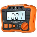 Testeur de résistance d'isolement dcv acv mètre 1000v ground megger mégohmmètre megohm voltmètre avec ... Testeur de résistance d'isolement dcv acv mètre 1000v ground megger mégohmmètre megohm voltmètre avec ...