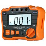 Testeur de rsistance d'isolement dcv acv mtre 1000v ground megger mgohmmtre megohm voltmtre avec ...