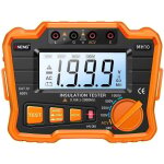 Testeur de r�sistance d'isolement num�rique 0, 1 m? - 2000 m? ? m�gohmm�tre r�tro�clair� lcd ? tension ...