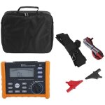 Testeur de r�sistance, peakmeter pm52 m�gohmm�tre num�rique affichage analogique et num�rique 50 - 1000v ...