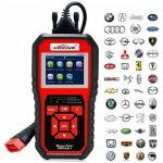 Testeur de scanner obd2 ii konwei kw850 lecteur de codes de diagnostic ecu de voiture