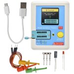 Testeur transistor tft multifonction affichage graphique diode triode condensateur r�sistance esr npn ...